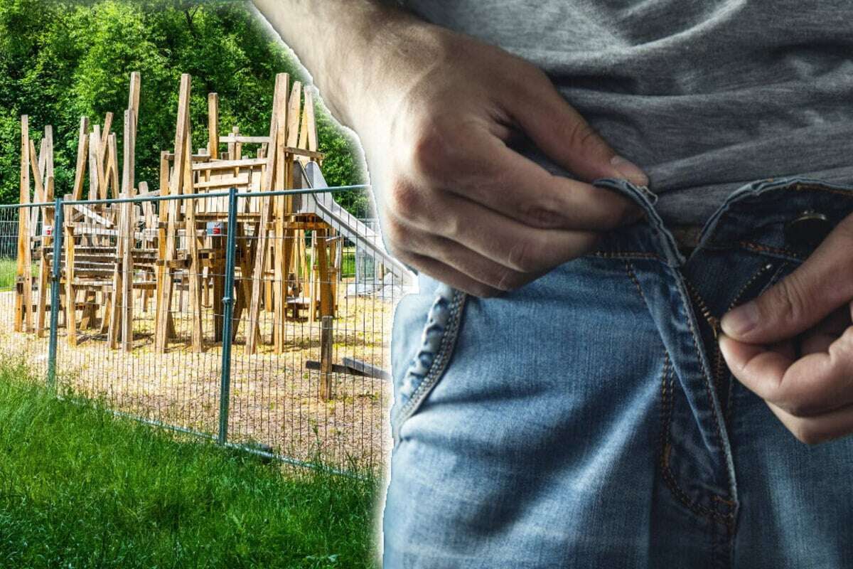 Mann entblößt sich neben Spielplatz in Chemnitz und masturbiert