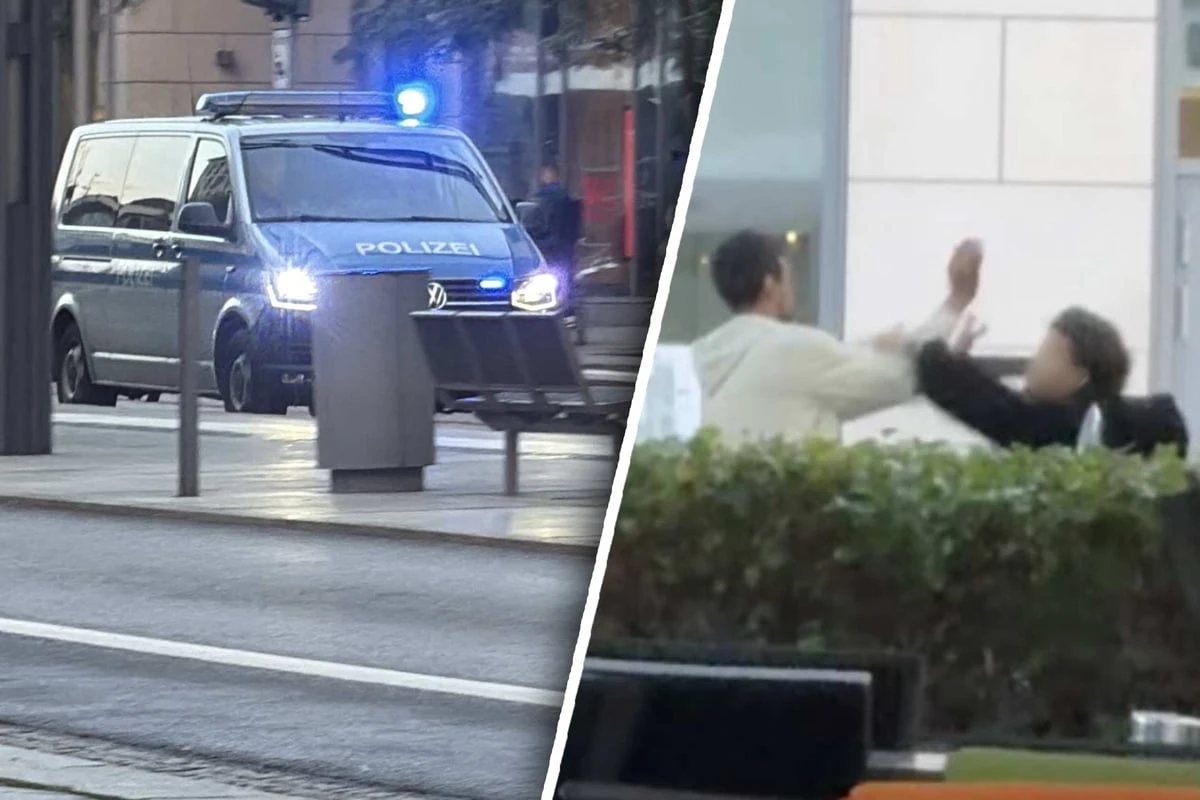 Nach Zeugen-Alarmierung: Polizei rast zum Postplatz