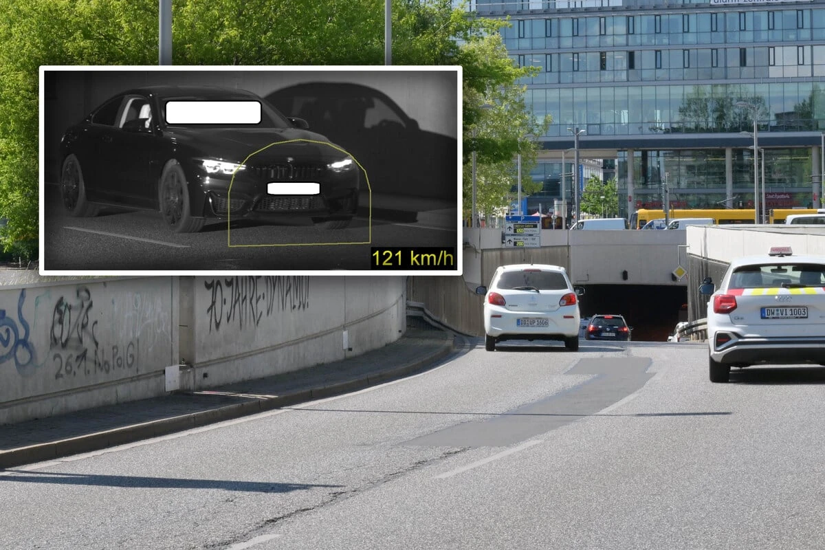 Raser mit 121 Sachen in Dresden erwischt: Seit wann blitzt das Ordnungsamt im Tunnel?
