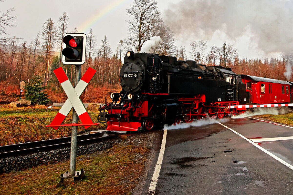 Stürme und Waldbrände: So oft wurde die Brockenbahn 2024 an ihrer Fahrt gehindert