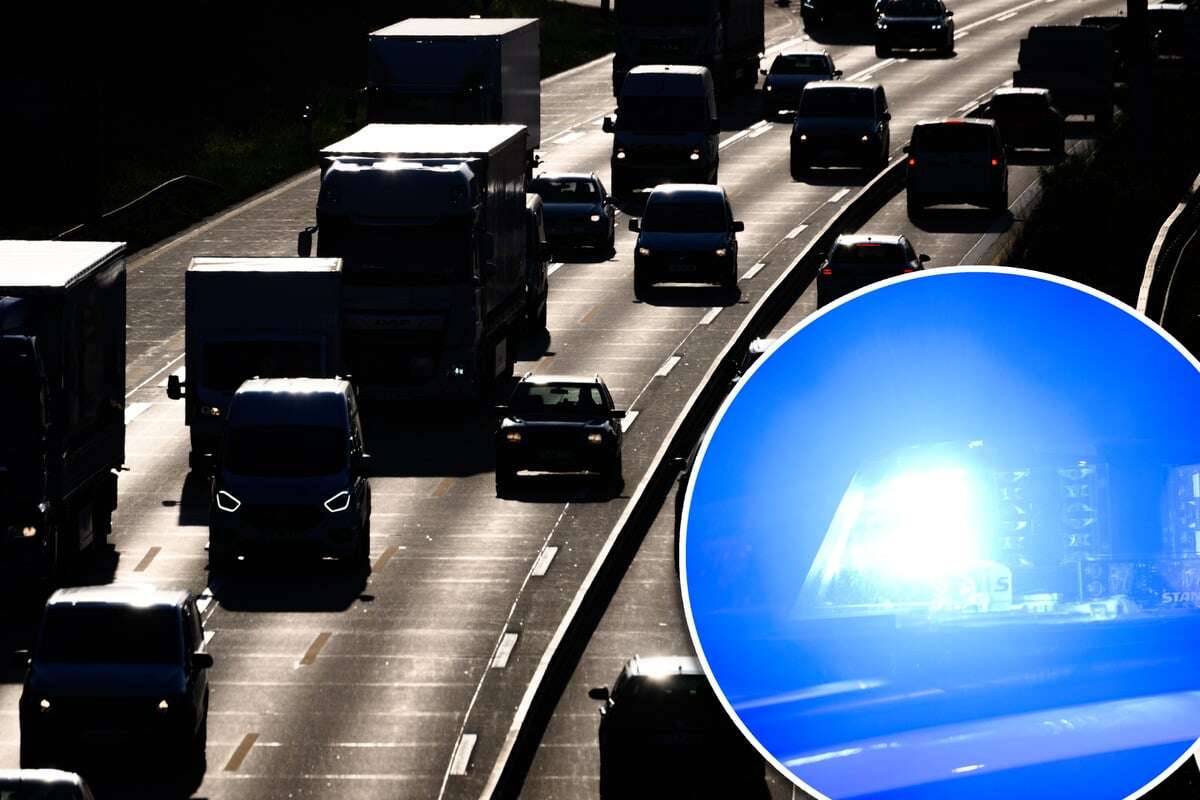 Mutmaßlicher Autodieb rammt Streifenwagen auf A4 - Polizist feuert Waffe ab!