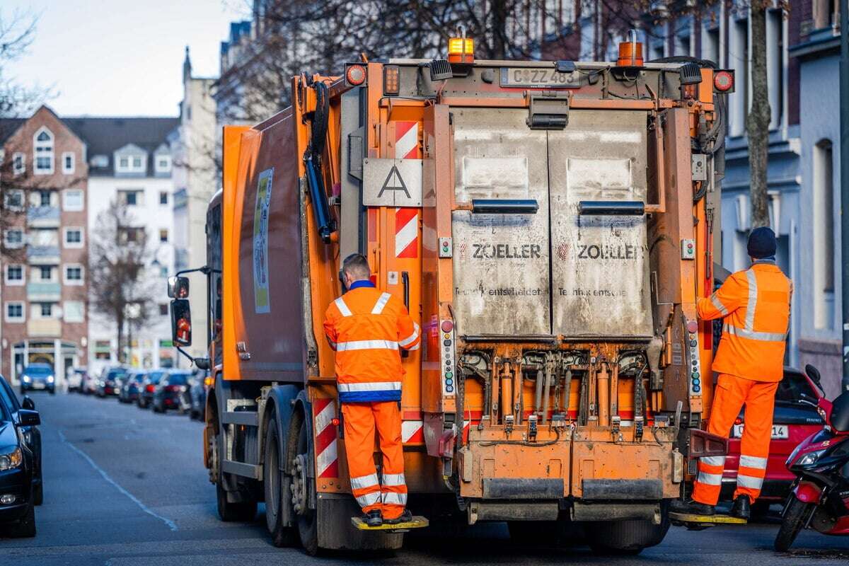 Gasflasche in gelber Tonne entsorgt: Explosion in Müllauto