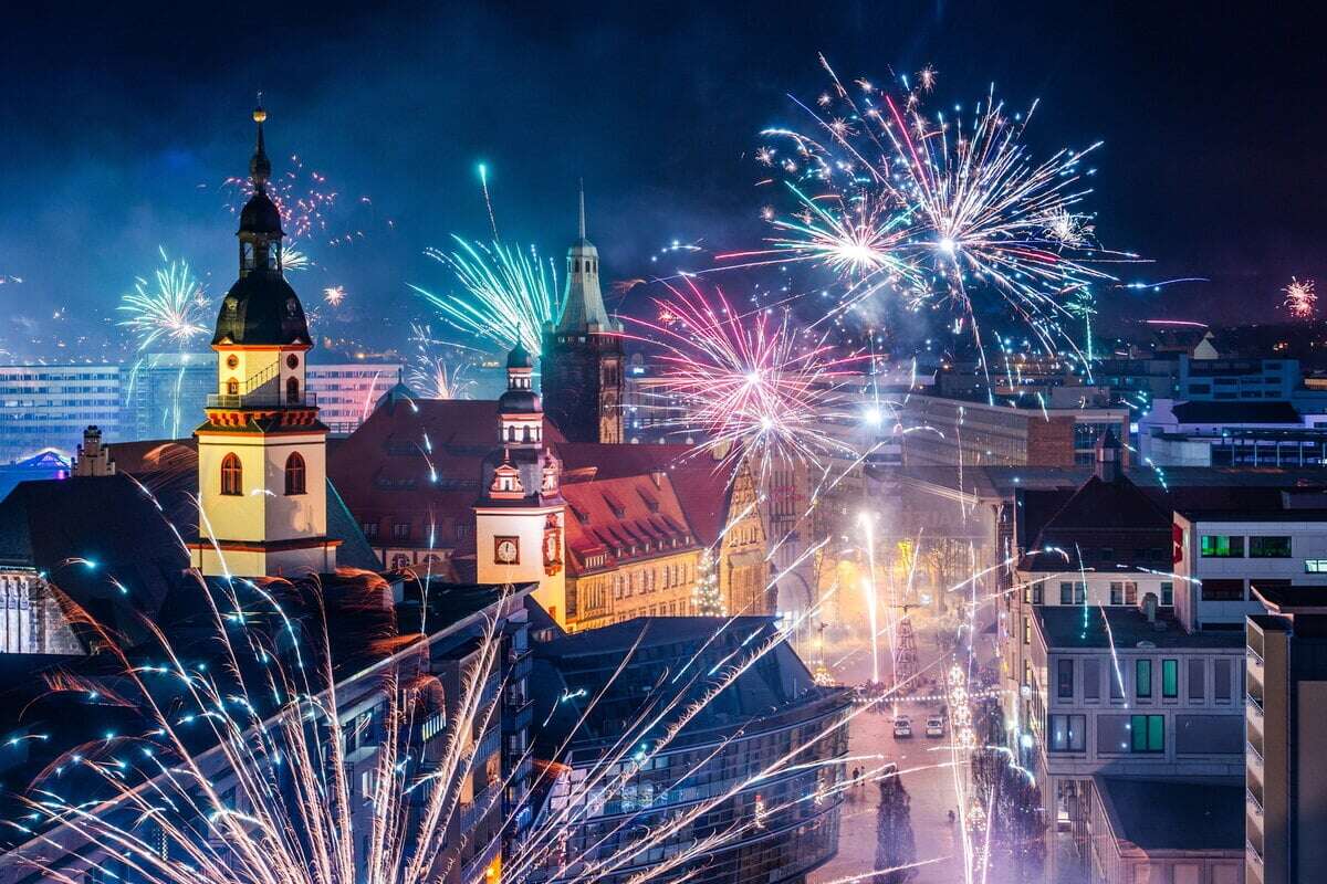 Silvester in Chemnitz: Hier habt Ihr den besten Blick aufs Feuerwerk!