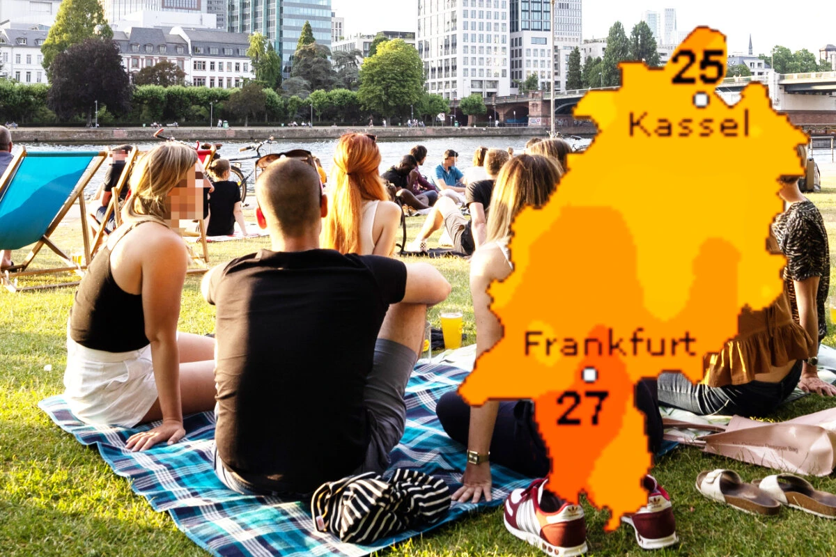 Sommer-Wetter in Frankfurt und Hessen, doch Schauer und Gewitter nahen