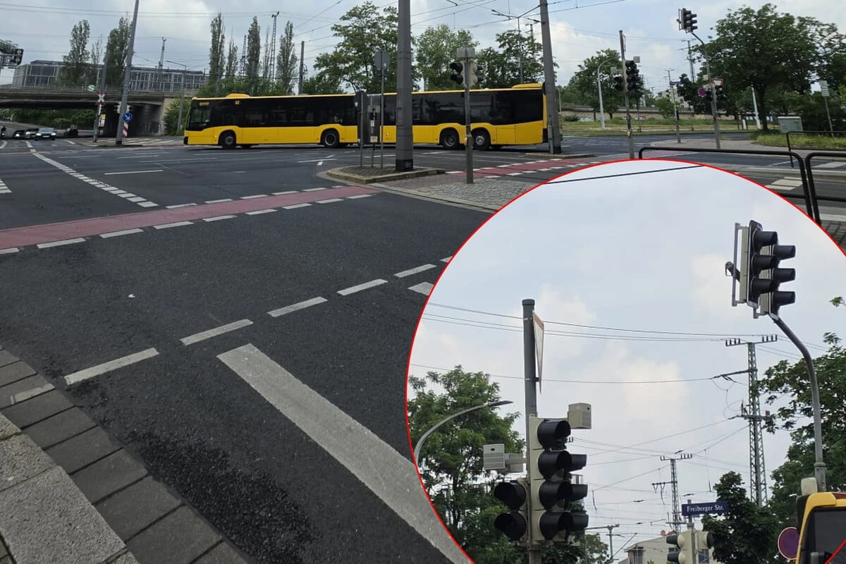 Mitten im morgendlichen Berufsverkehr: Ampel-Ausfälle in Dresden