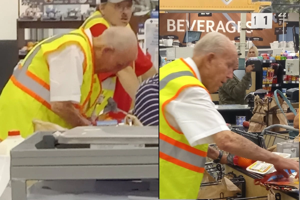 80-Jähriger muss in Supermarkt Tüten packen, weil er seiner Frau ein herzzerreißendes Versprechen gab