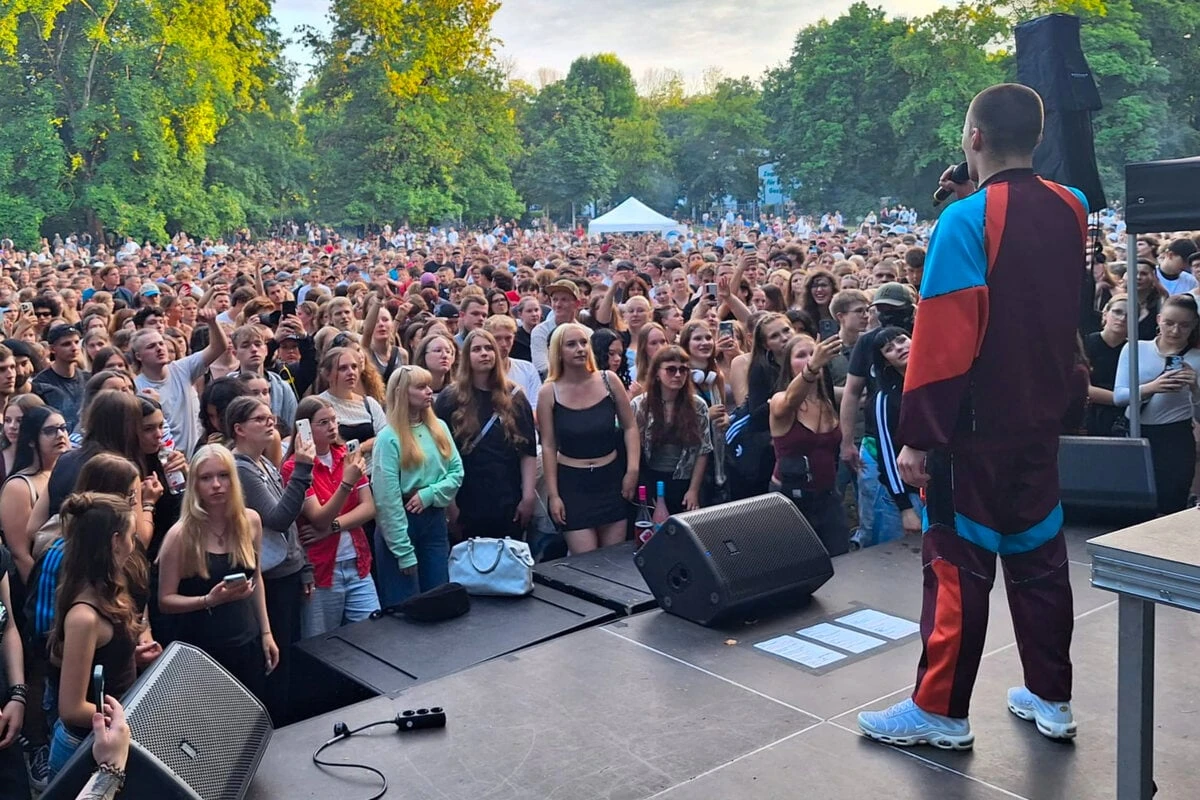 Leipziger Nachwuchs-Artists organisieren Parkkonzert: 