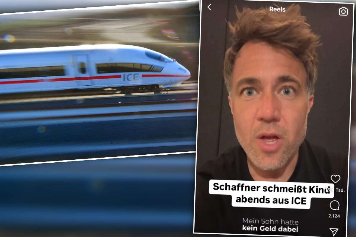 Schaffner schmeißt Kind von Comedian aus ICE: 