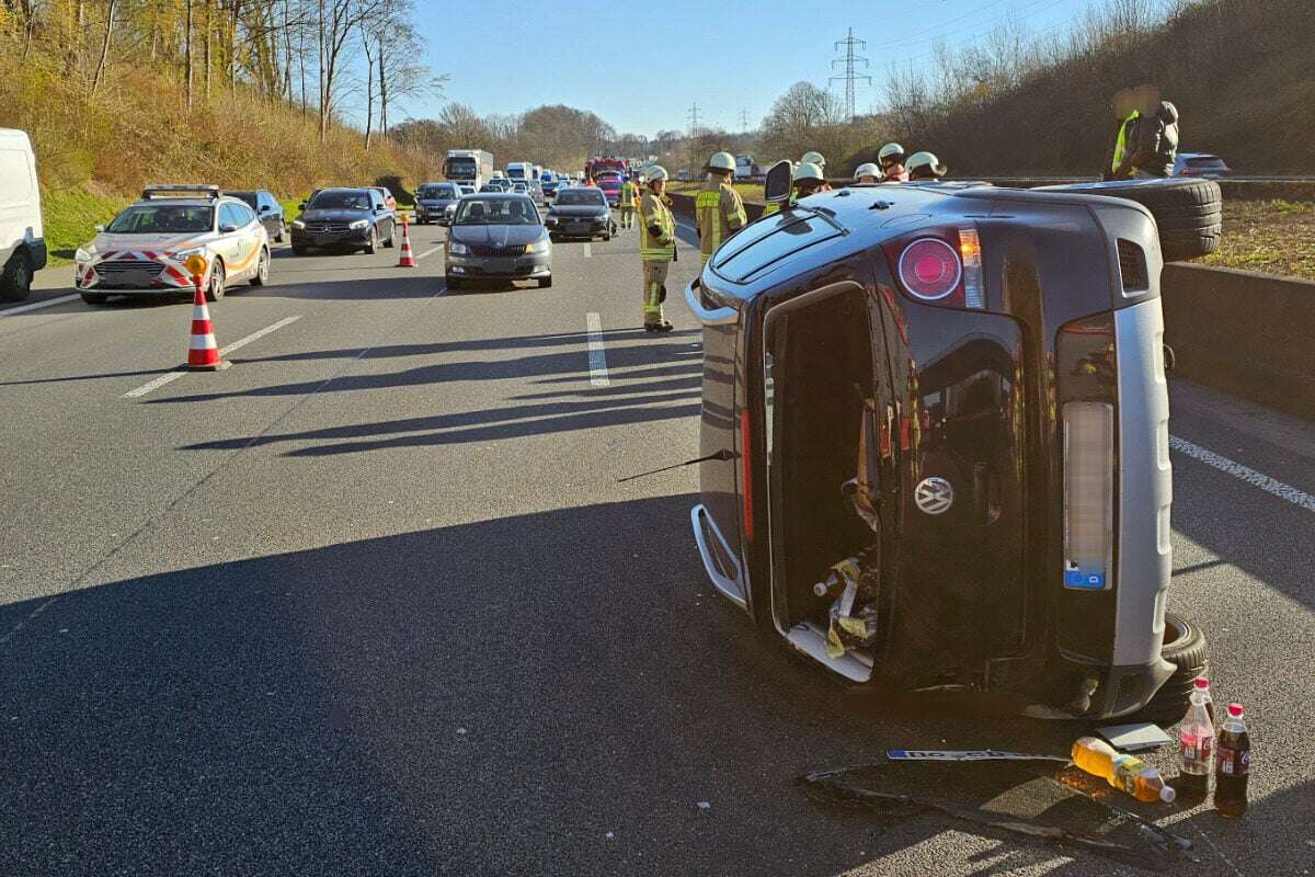 Unfall auf der A1: Nicht alle nehmen es mit der Rettungsgasse so genau