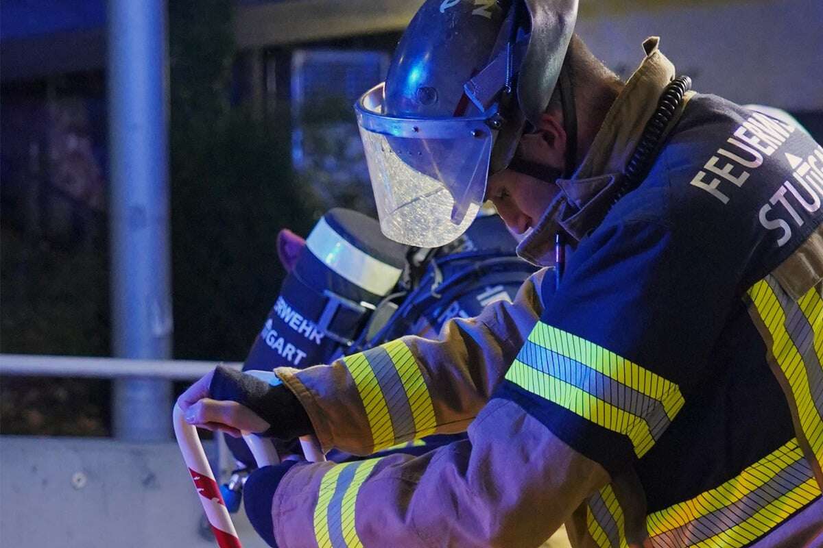 Heikler Wohnungsbrand in Stuttgart: Rauch drohte Fluchtweg abzuschneiden