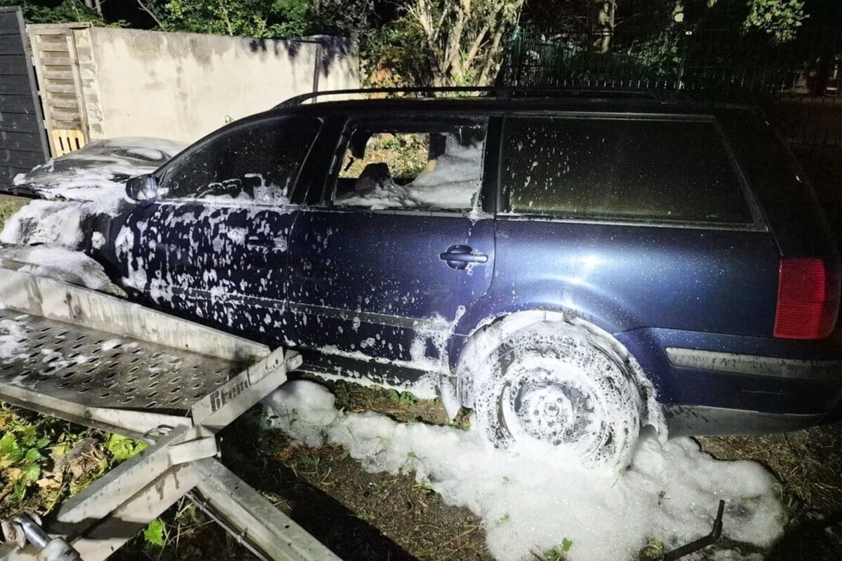 Auto brennt in Halberstadt: War es Brandstiftung?