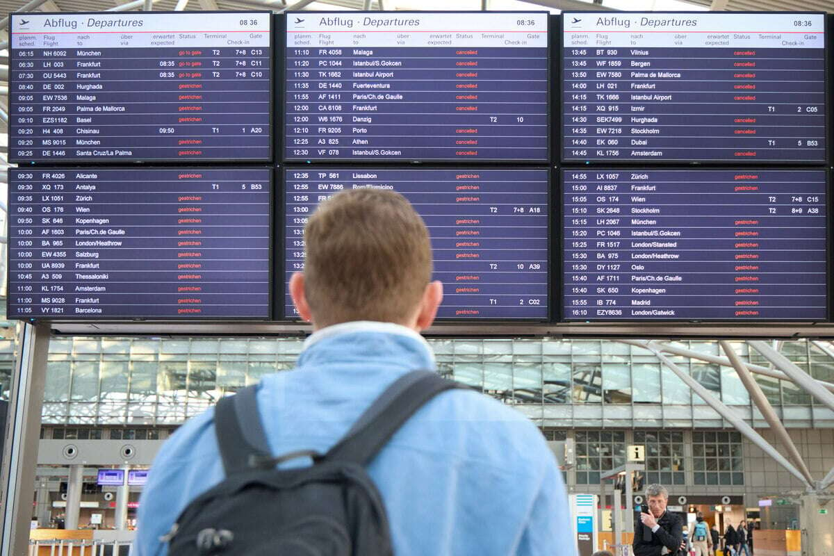 Sonntags-Schock! Hamburger Flughafen wird schon heute bestreikt, alle Flüge gestrichen