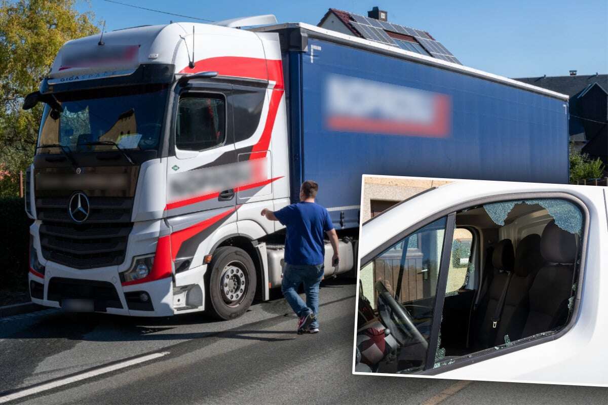 Überholmanöver lässt Trucker eskalieren - Polizei muss schlichten