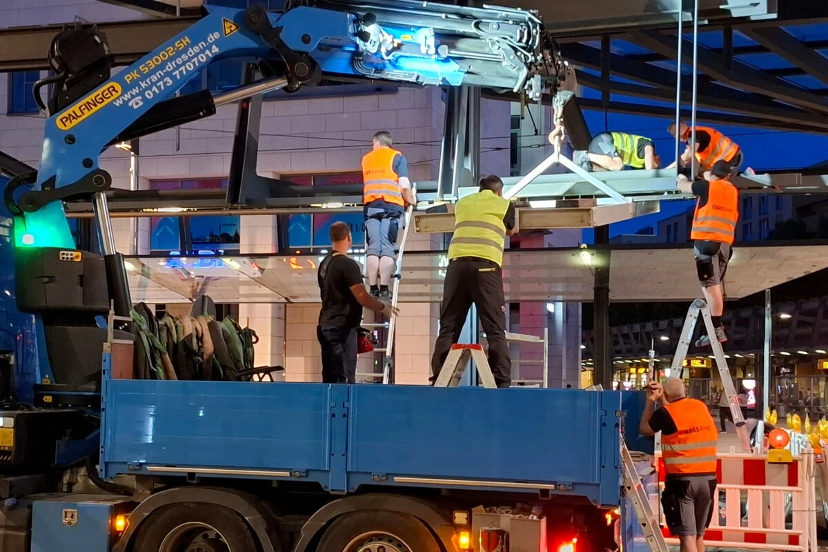 Gefahrenbereich entschärft: Einsatz mit schwerem Gerät am Postplatz