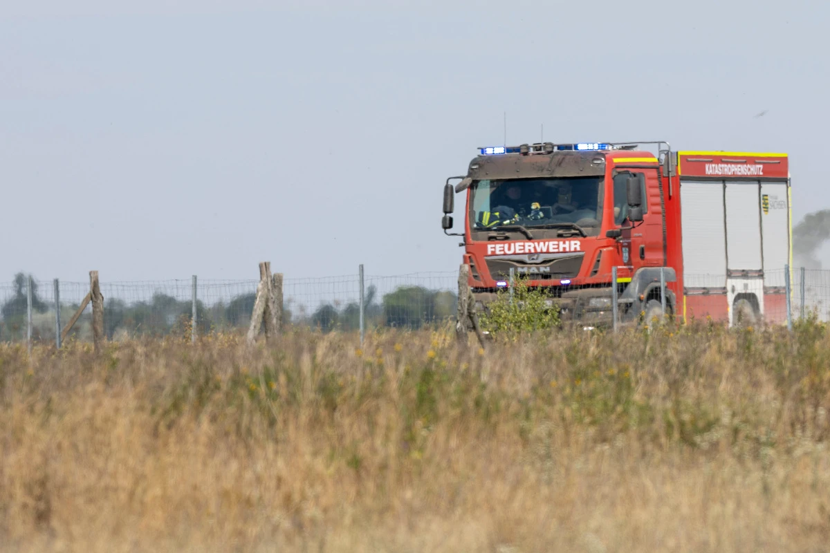 Waldbrand in der Gohrischheide: Brandenburg hilft Sachsen im Kampf gegen die Flammen