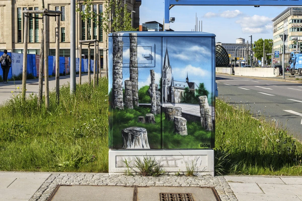 Neue Streetart in der Chemnitzer City