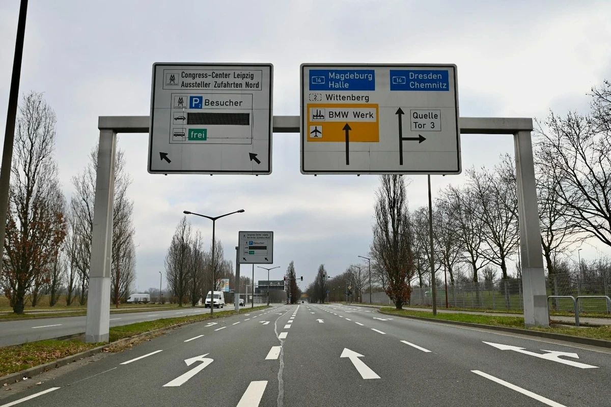 Für mehr als 2 Millionen Euro: Leipziger Messe bekommt neue Verkehrsschilder