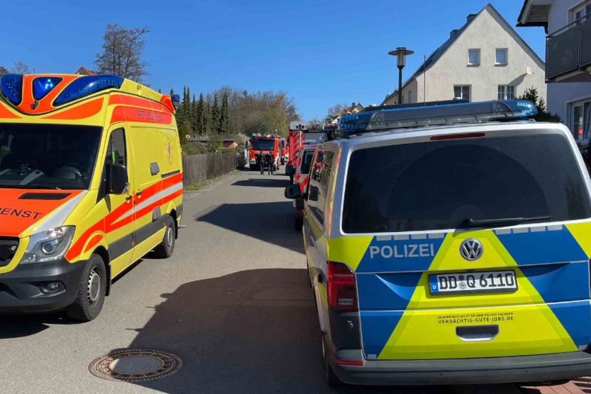 Rettungseinsatz in Plauen: Frau in Tiefgarage eingeklemmt
