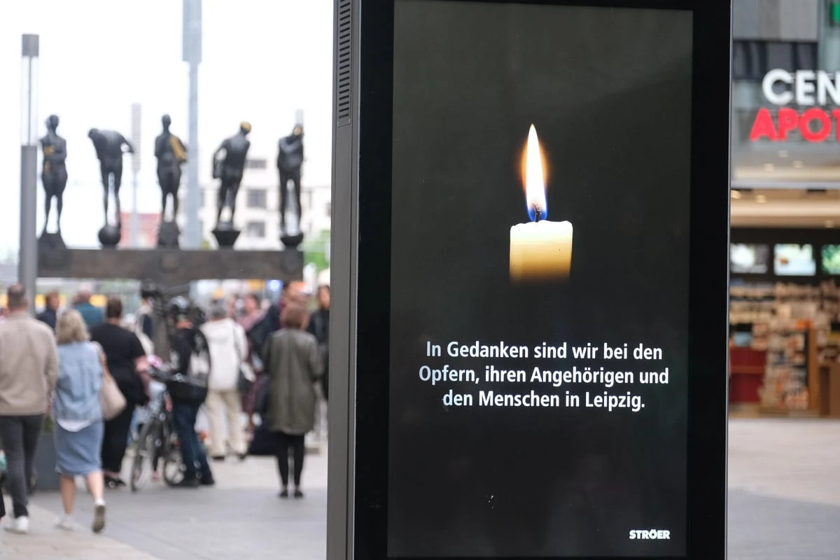 Nach Amokfahrt in Leipzig: Stadt und RB Leipzig setzen Zeichen der Trauer