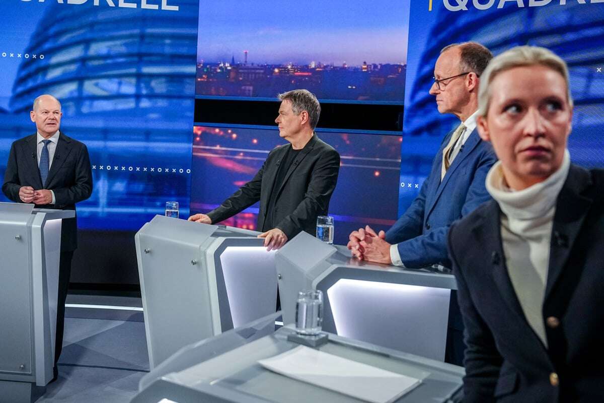 Bundestagswahl: Heftiger Vorwurf im TV-Quadrell - 