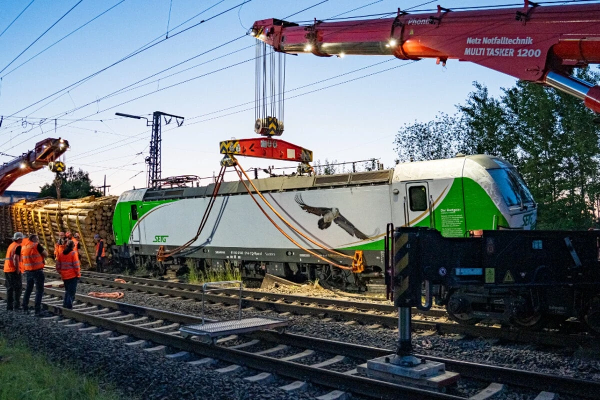 Nach Zug-Entgleisung bei Borken: Bahnstrecke wieder frei
