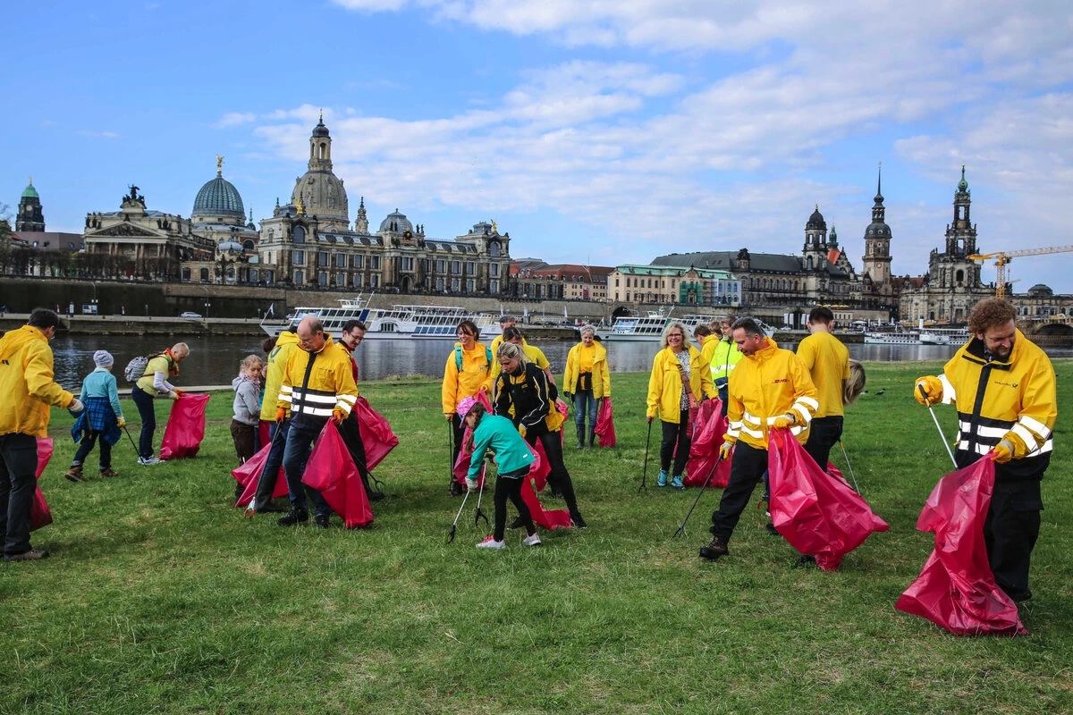 Kampf gegen Müll: Dresden vermeldet großes Interesse an Elbwiesen-Reinigung