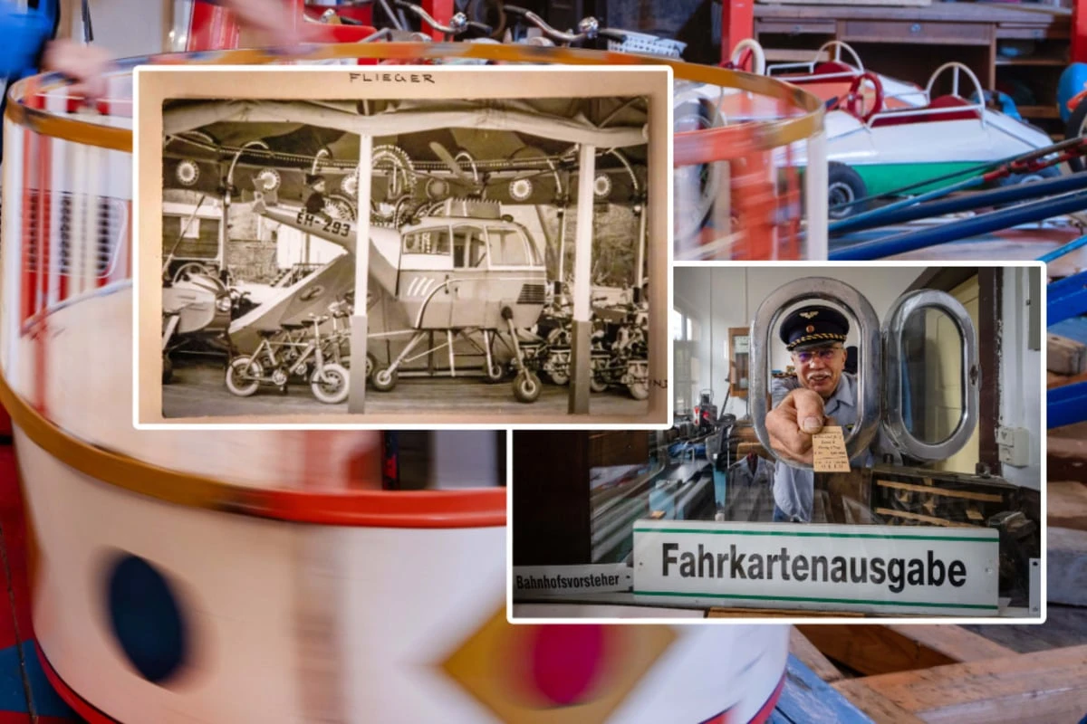 Eisenbahn-Freunde retten das alte DDR-Karussell: 