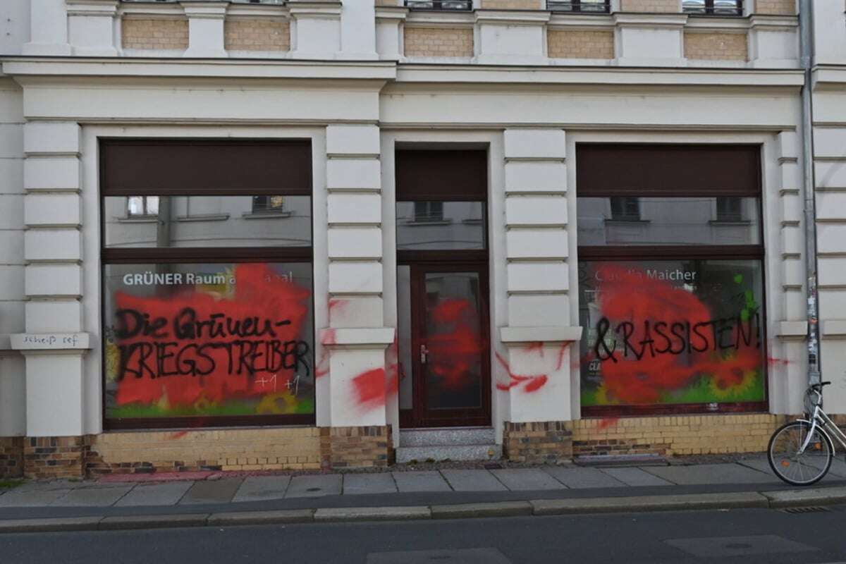 Bekennerschreiben nach Farbanschlag auf Leipziger Grünen-Büro aufgetaucht