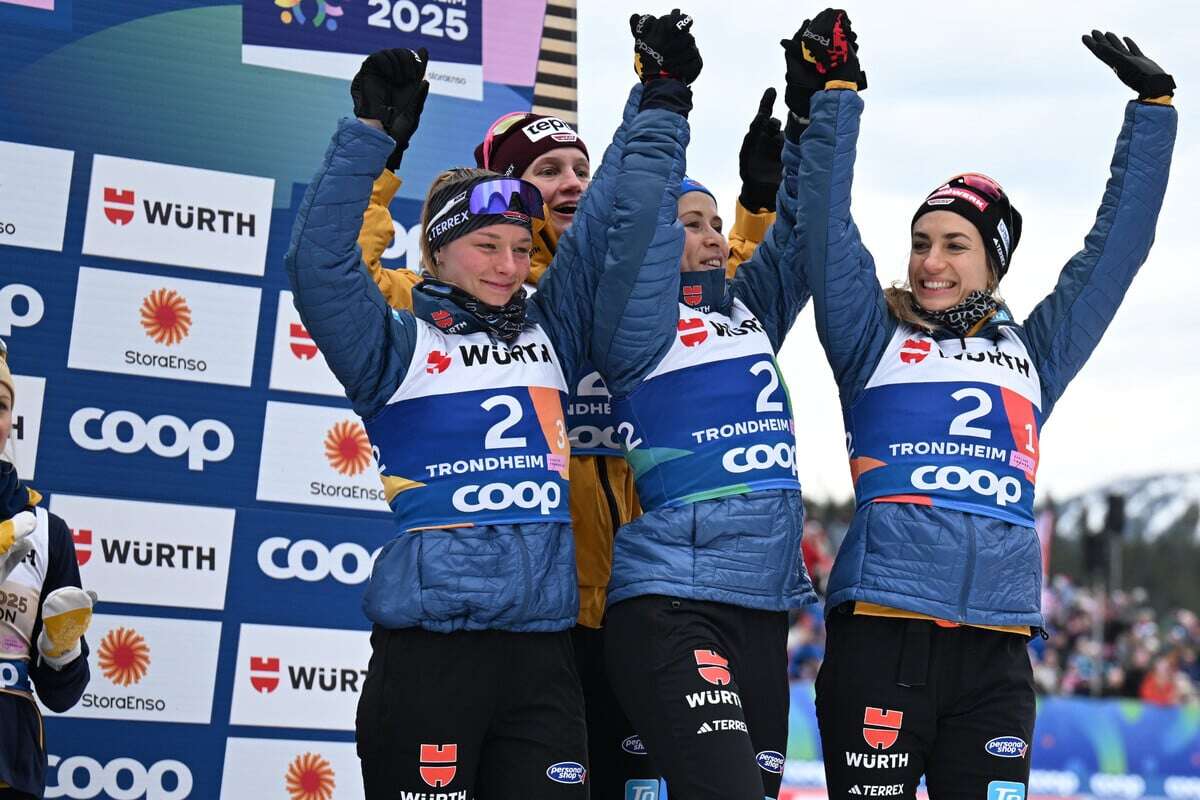 Erster Titel bei Nordischer Ski-WM! Deutsche Kombinierer sichern sich Staffel-Gold