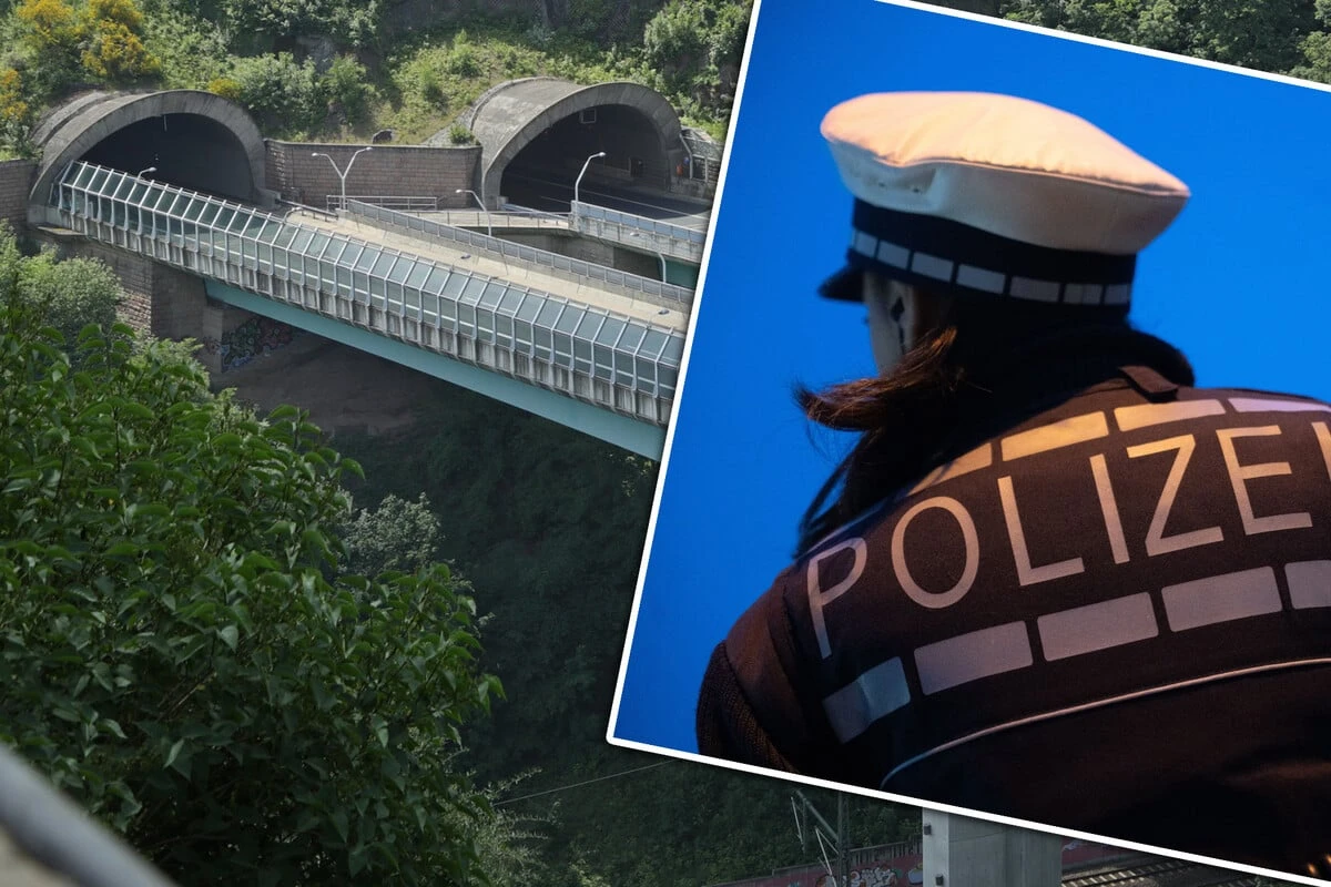 Polizei wirft junge Leute aus Autobahntunnel und lässt Party platzen