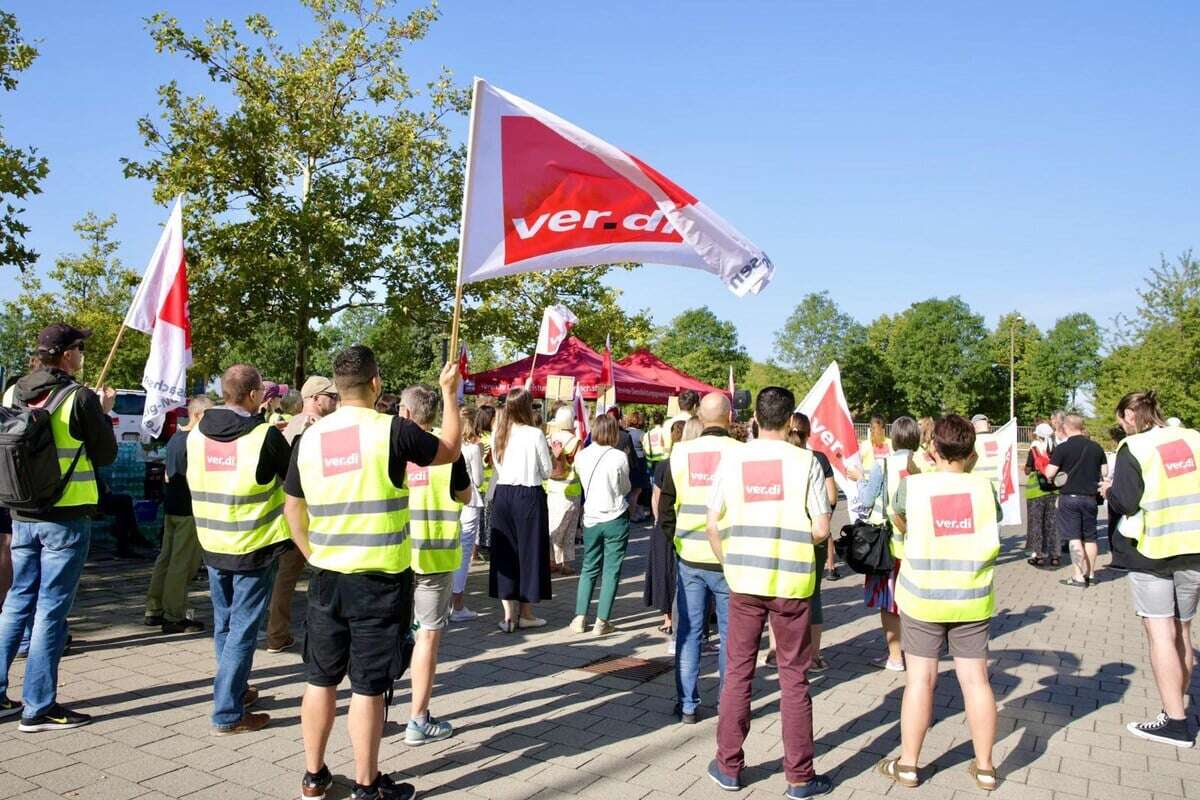 Erstmals Warnstreik bei der Leipziger Messe - 