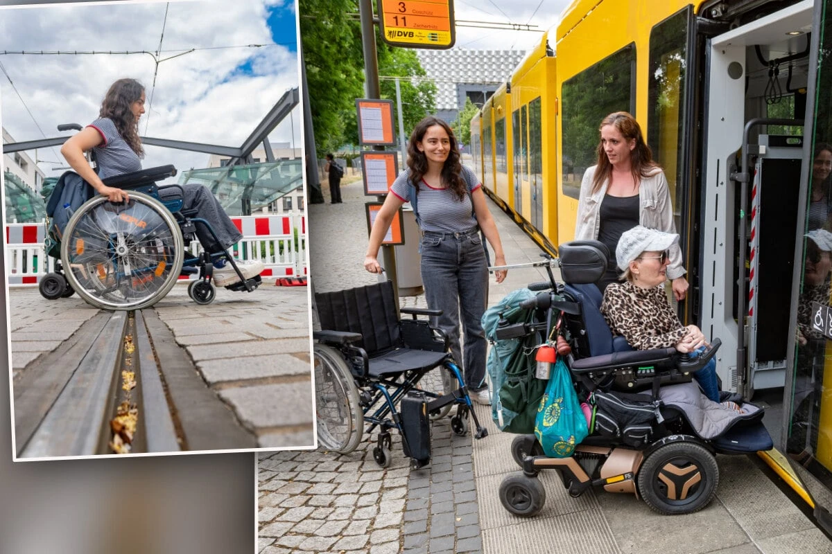Mit einer Rollstuhlfahrerin auf Testtour: Wie barrierefrei ist die Dresdner Altstadt?