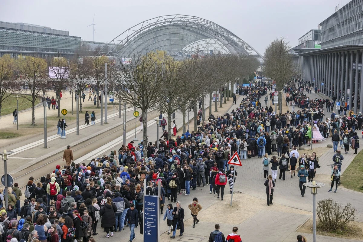 Riesen-Ansturm auf Leipzigs Buchmesse: 