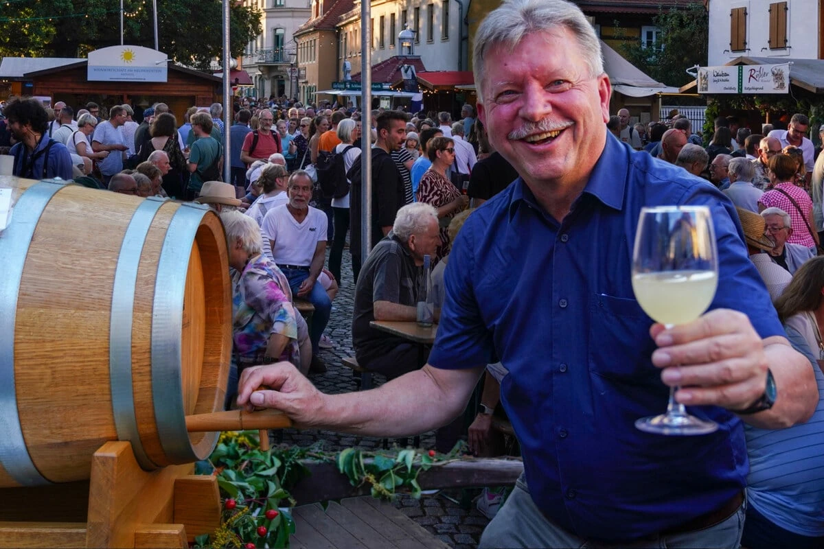 Hier blieb keine Kehle trocken: Weinfeste rund um Dresden lockten jede Menge Besucher