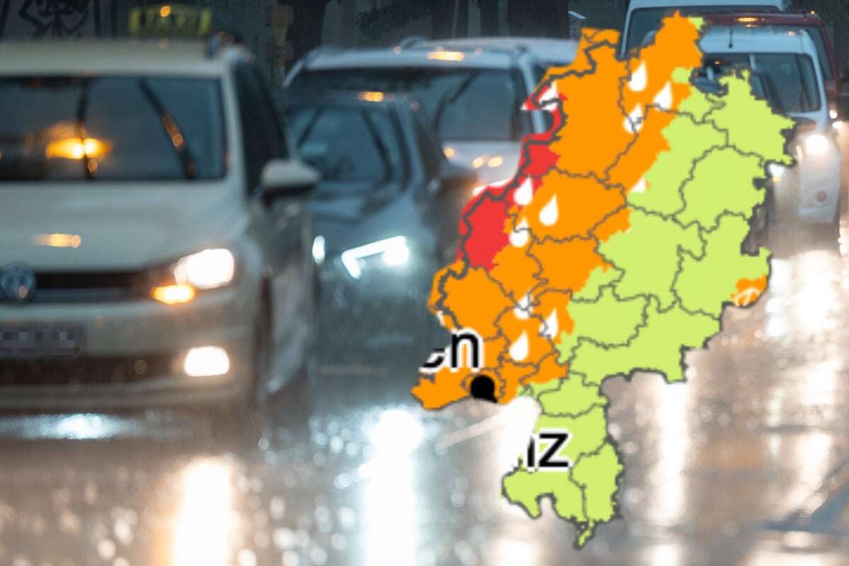 Dauerregen und Sturm: Unwetter-Warnung für Teile von Hessen!