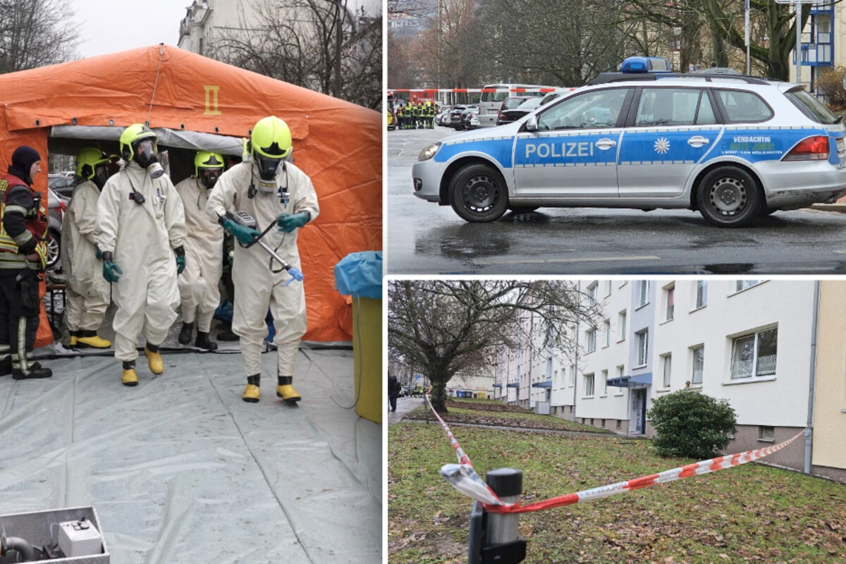 Großeinsatz auf Chemnitzer Kaßberg: Chemie-Messie lagerte Explosives in Blumentöpfen
