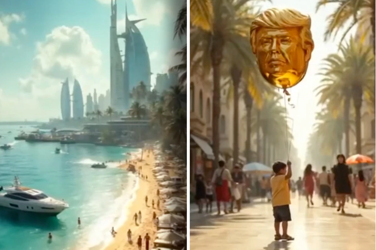 Trump teilt groteskes Video: So stellt sich der US-Präsident den 