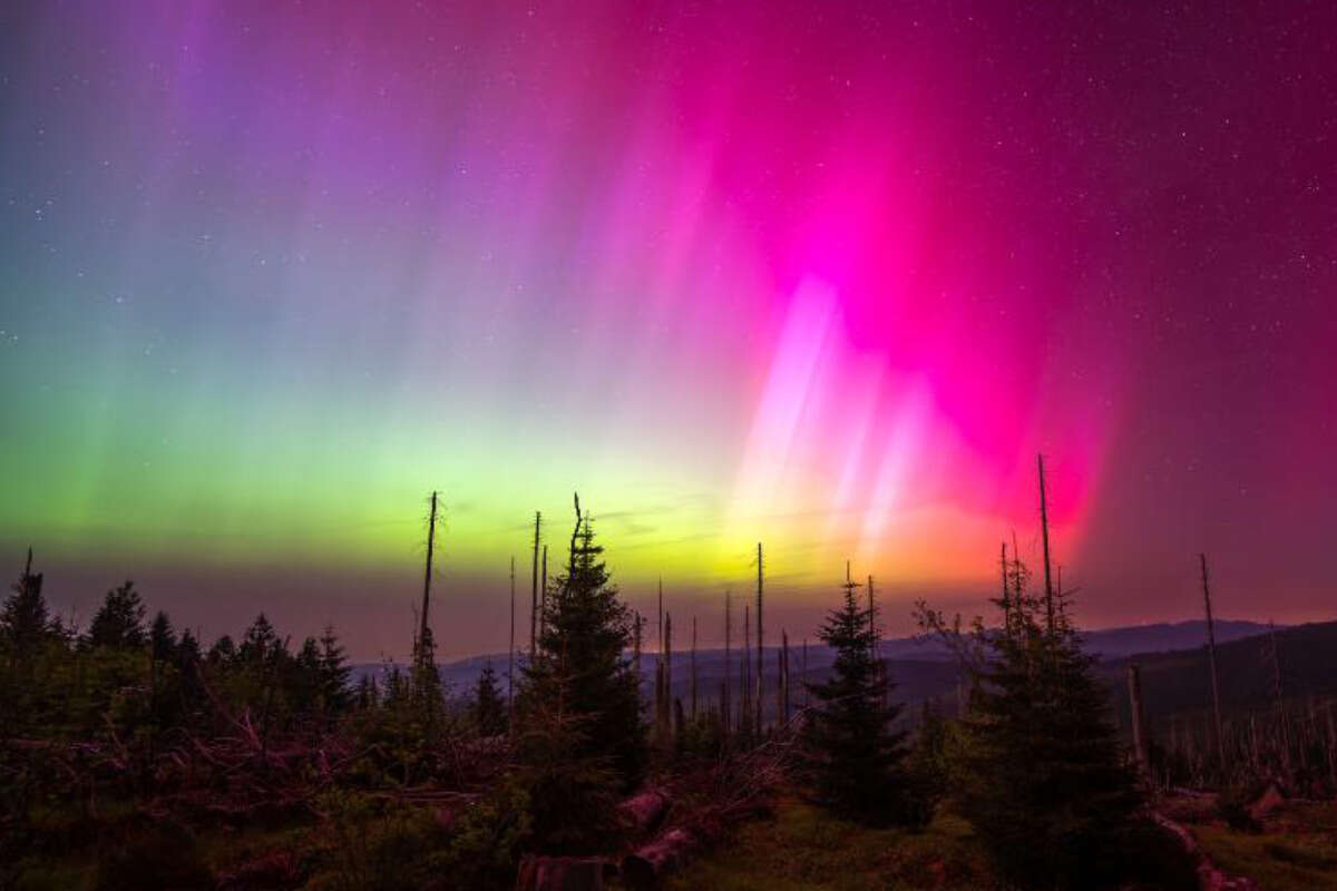 Polarlichter über Deutschland: Auch in der Nacht zum Sonntag leuchtete wieder der Himmel!