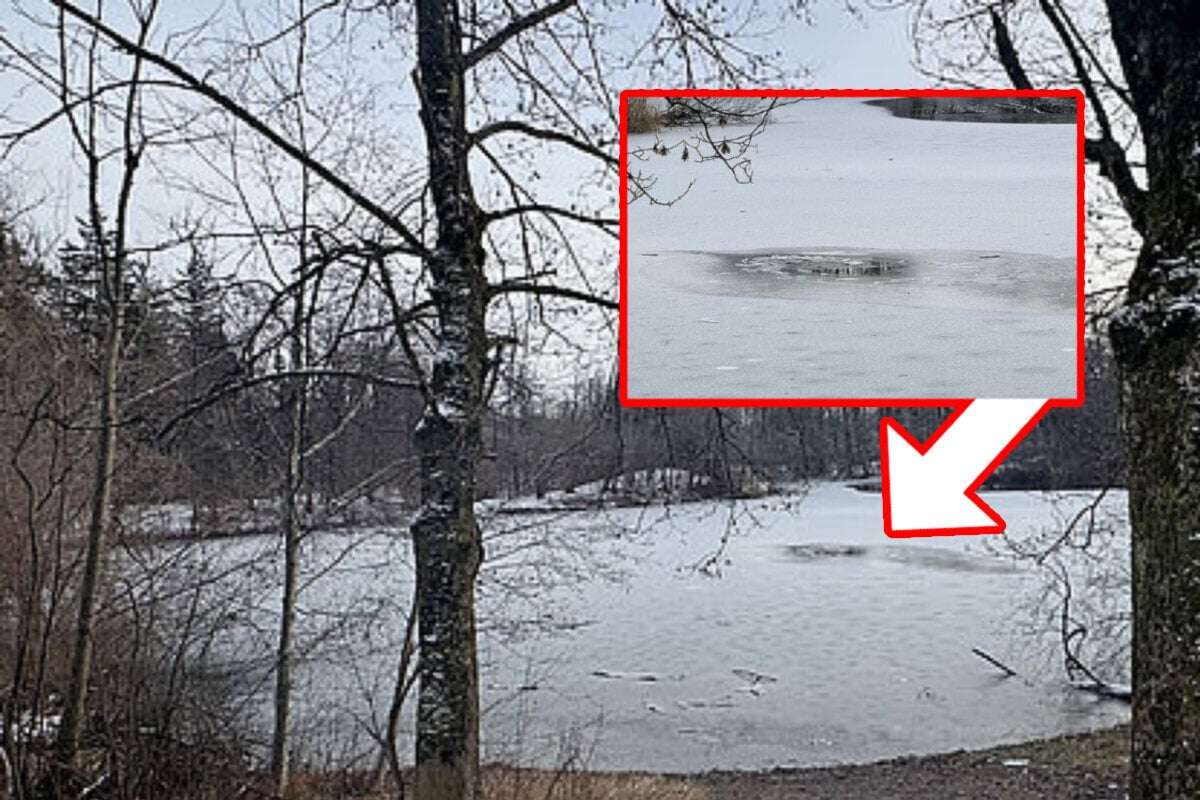 Mädchen bricht in zugefrorenen See ein: Spaziergänger kommen nicht an Kind heran