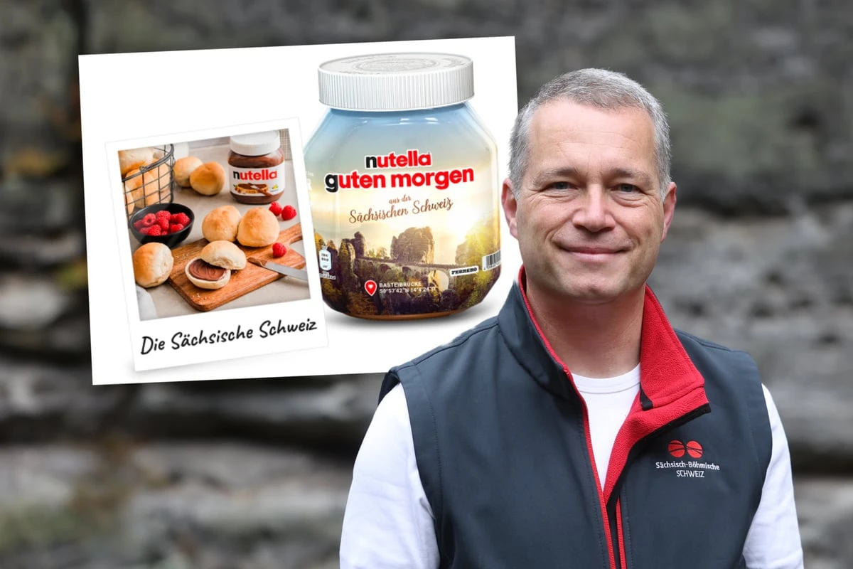 Süße Überraschung! Unsere Basteibrücke auf dem Nutella-Glas