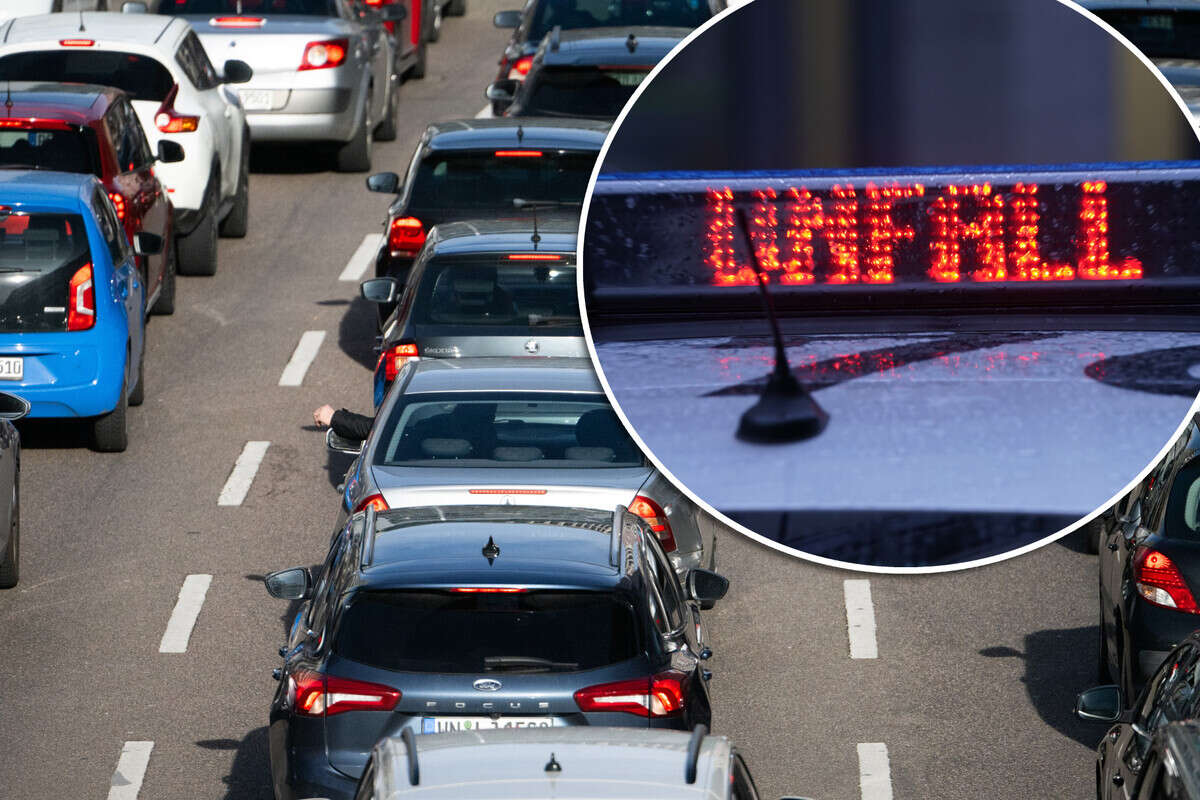 Vollsperrung und Stau auf A4! Mehrere Verletzte bei Unfall im Baustellenbereich