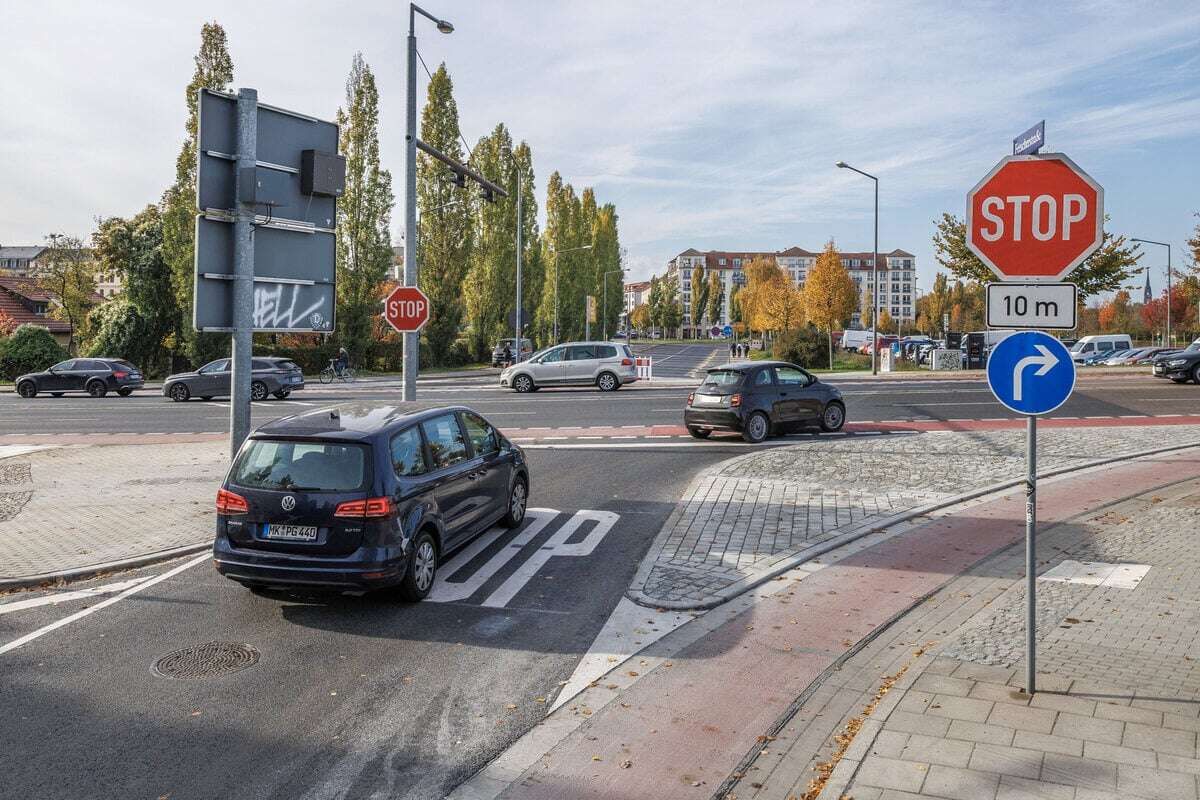 Aufatmen bei Dresdner Radlern: Unfallschwerpunkt wurde entschärft