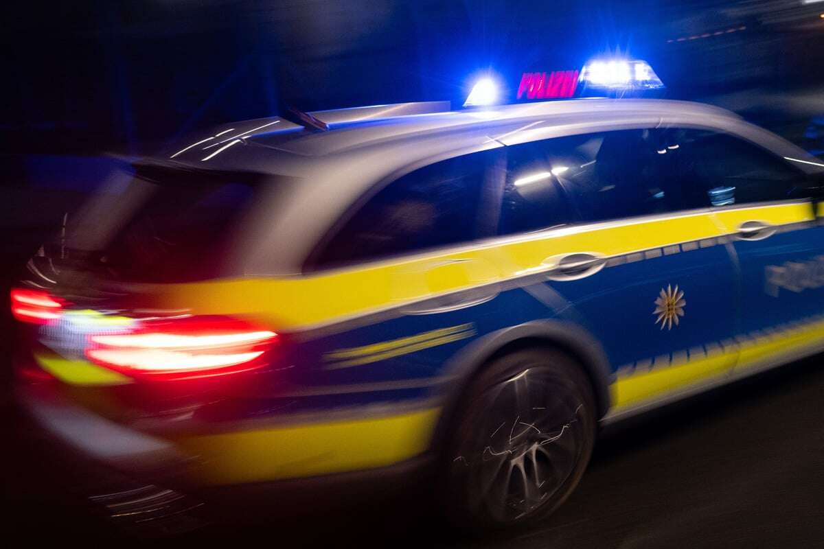 Verfolgungsjagd bei Görlitz: Autodieb flieht vor Polizei und landet im Graben