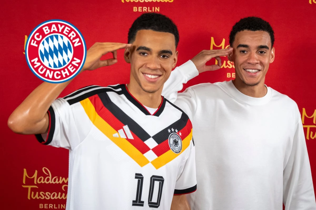 Bayern-Star Musiala und sein Doppelgänger: 