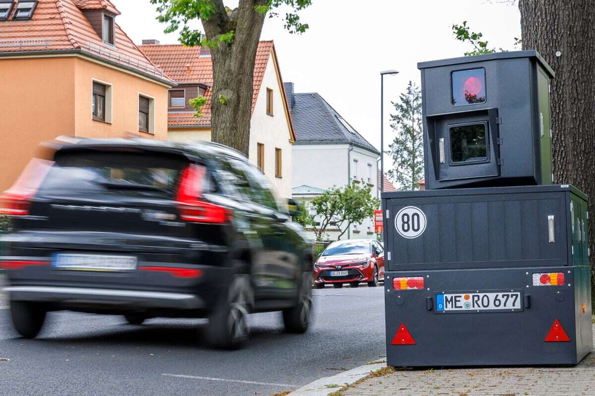 Mobile Blitzer machen in Dresden Kasse: So viel Geld ist reingekommen