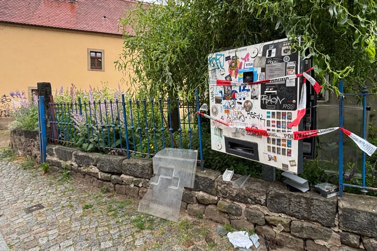 Serientäter unterwegs? Wieder ein Automat in Dresden gesprengt