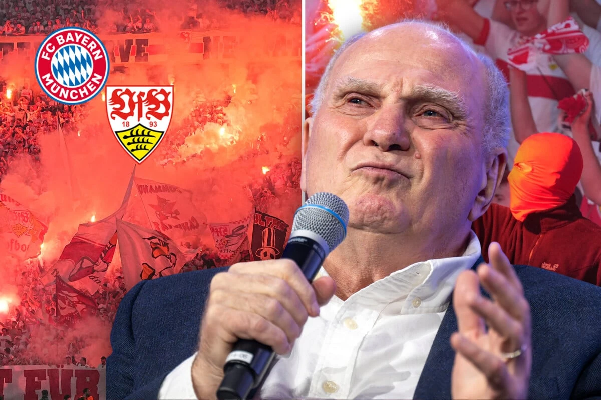 Uli Hoeneß tobt nach Fanprotesten beim DFB-Pokalfinale: 