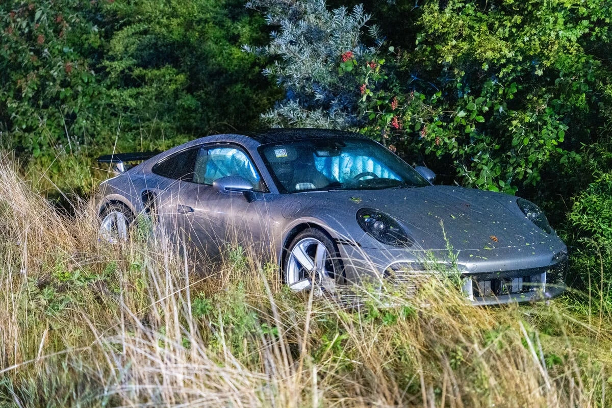 650-PS-Porsche verunglückt auf A4: Kleinkind an Bord
