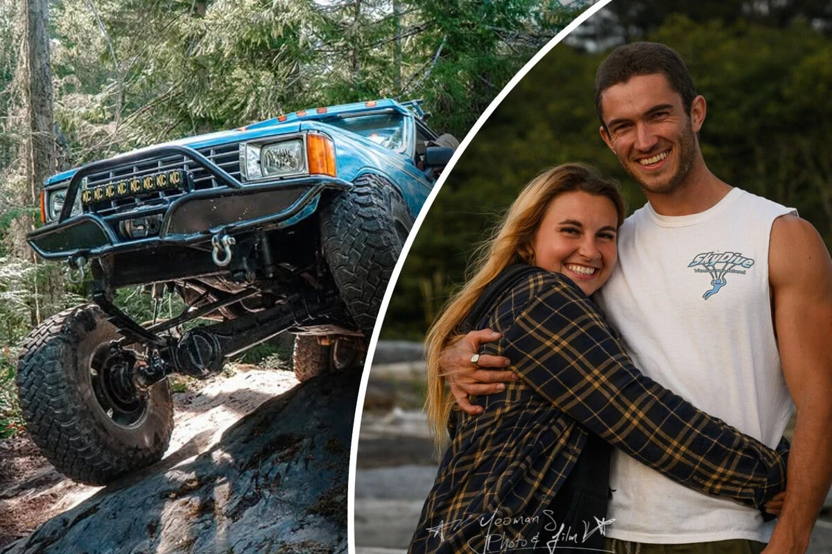 Tragisches Ende einer großen Liebe: Offroad-Influencer stürzen mit Geländewagen in die Tiefe