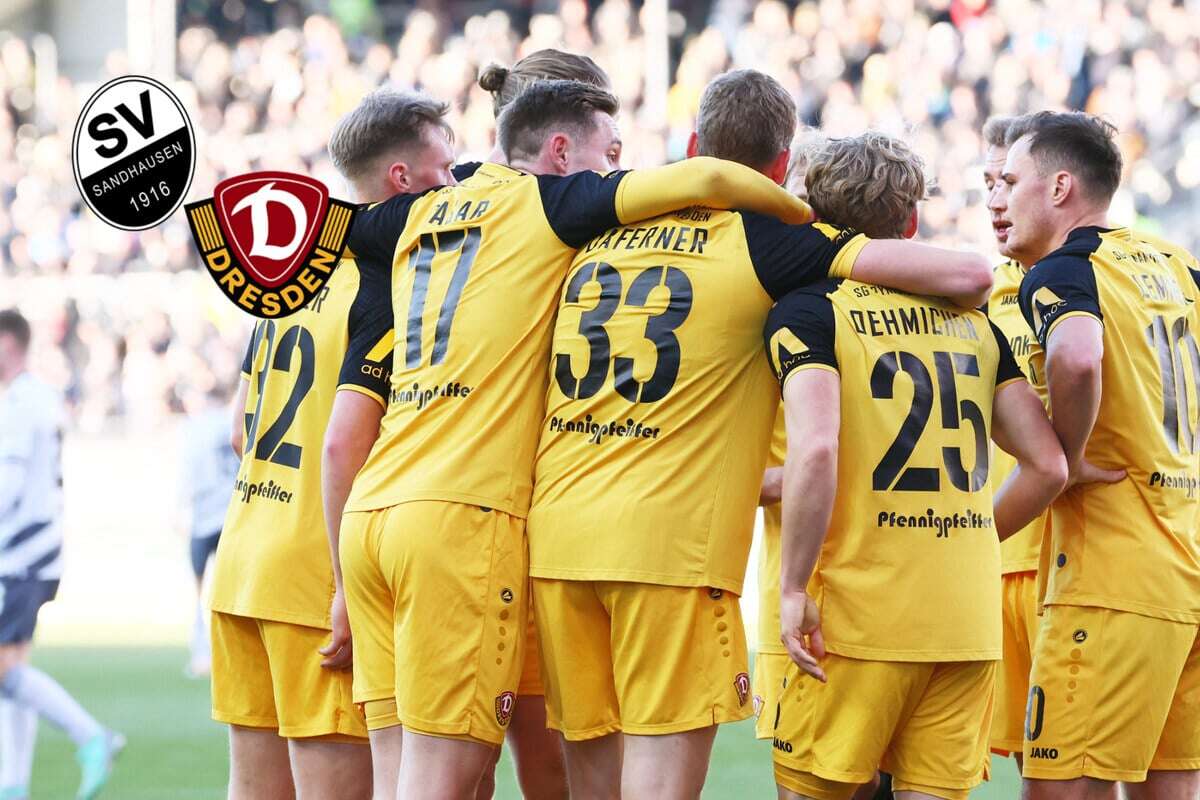 Dynamo gegen Sandhausen live: Drei Tore in acht Minuten! SGD dreht das Spiel und führt